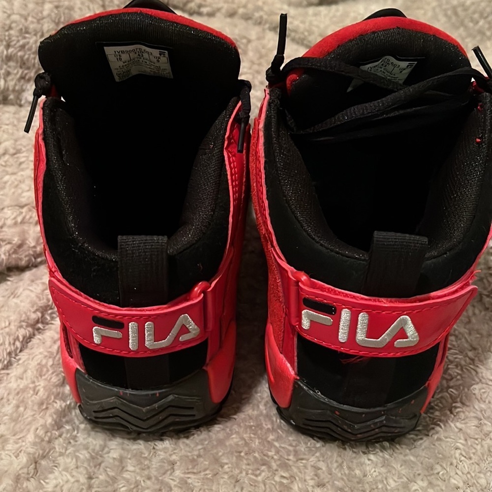 Fila 96 Red Suede Grant Hill, selling on StockX for $300 new. Great condition!